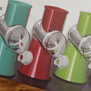 Multi-Function Tumbling-Box Shredder - Red Cheese Slicing/Grater
